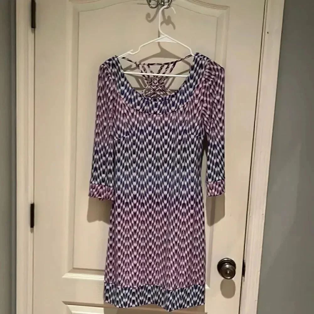 Jessica Simpson blue and purple dress. Size 4